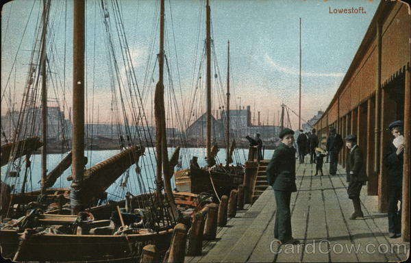 View of Harbour Lowestoft England