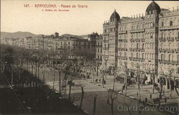 Barcelona - Paseo de Gracia Spain