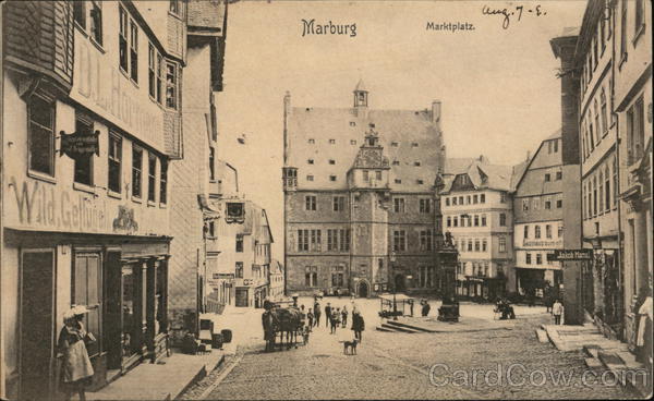 Marktplatz Marburg Germany