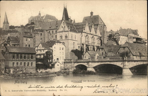 Universitat mit Schloss Marburg Germany