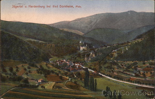 Jagertal u. Hardenburg Bad Dürkheim Germany