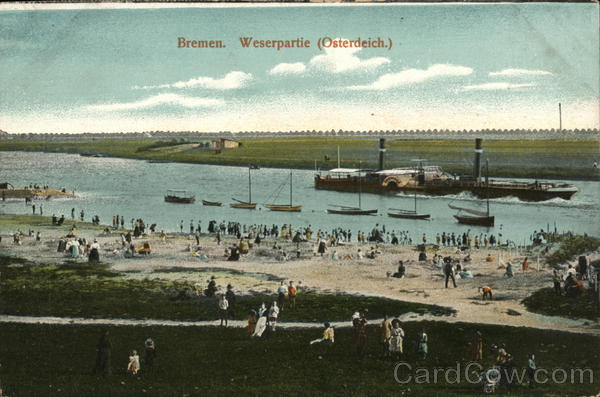 Bremen. Wesepartie (Osterdeich) Germany