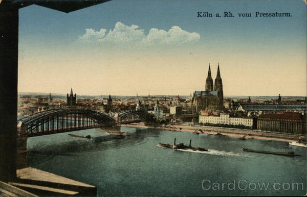 View from Pressaturm Cologne Germany