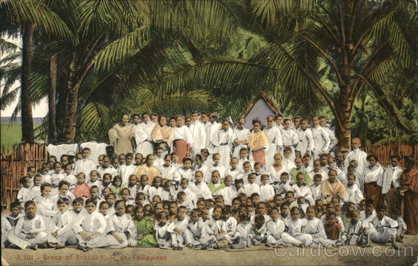 Group of school Children Philippines