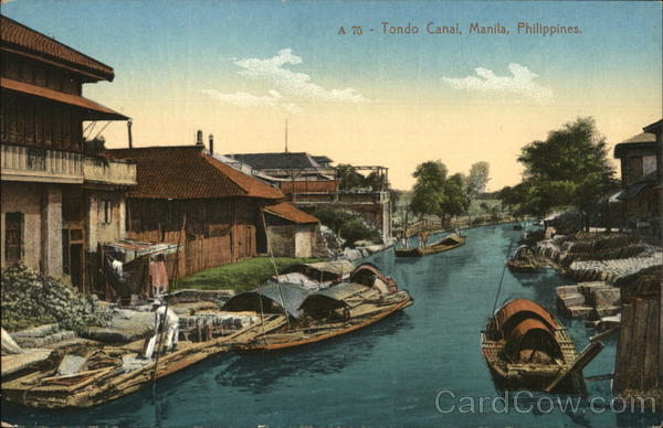 Tondo Canal Manila Philippines