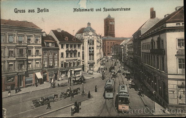 Molken Markt und Spandauerstrasse Berlin Germany