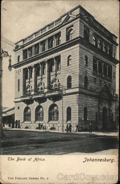 The Bank of Africa Johannesburg South Africa