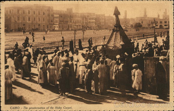 The Prosternation of the Holy Carpet Cairo Egypt Africa
