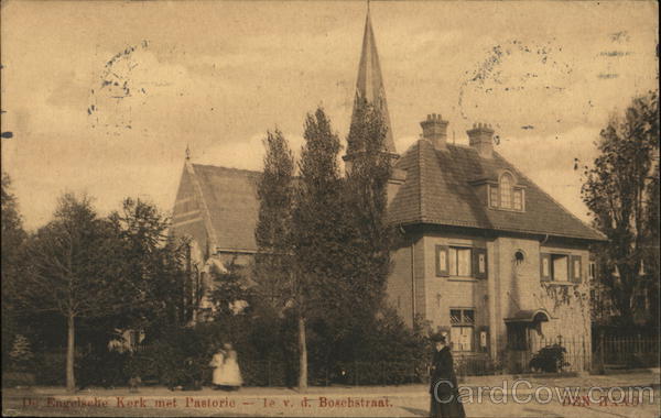 Du Engelschke Kerk met l'asiorie - 1e v. d. Boschstraat Den Haag Netherlands