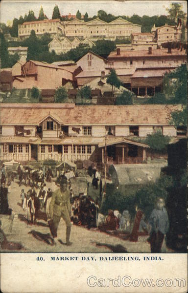 Market Day, Daijeeling, India Darjeeling