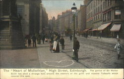 High Street Edinburgh, Scotland Postcard Postcard