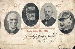 Kriegs-Minister 1894-1899 Germany Postcard Postcard