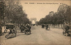 Avenue de Champs-Elysees Postcard