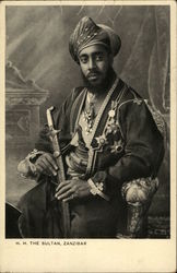 H. H. The Sultan Zanzibar Postcard