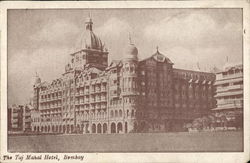 Taj Mahal Hotel Bombay, India Postcard Postcard