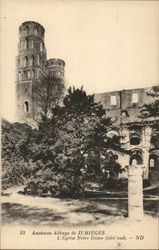 53 Anelenne Abbage de Jumieges. L'eglise Nostre Dame (eote sud) - ND Postcard