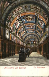 Monasterio del Escorial - Library Postcard