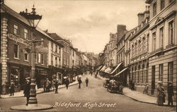 High Street Bideford, England Postcard Postcard