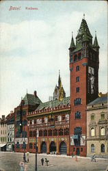 Rathaus Basel, Switzerland Postcard Postcard