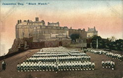 Edinburgh Castle - Black Watch, Inspection Day Scotland Postcard Postcard