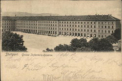 Stuttgart. Grosse Infanterie-Xaserme Germany Postcard Postcard