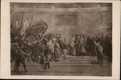 Angleterre, Pantheon de la guerre 1918 Postcard
