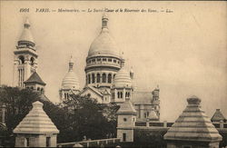 Montmartre - Le Sacre Couer et le Reservoir des Eaux Postcard