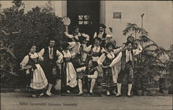 Hotel Cocumella (Sorrento), Tarantella. Postcard