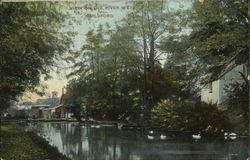 River Wey Guildford, England Postcard Postcard