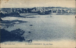 Les Trois Plages St. Quay-Portrieux, France Postcard Postcard