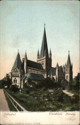 Cathedral. Trondheim. Norway. Postcard Postcard