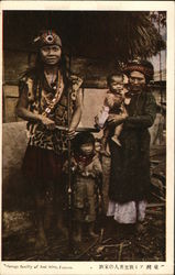 Savage family of Ami trive, Formosa Postcard
