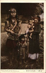 Family of Ami Tribe Postcard