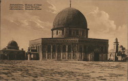 Jerusalem, Mosque of Omar Israel Middle East Postcard Postcard