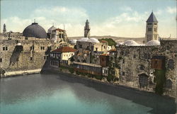 Pool of Hezekiah Jerusalem, Israel Middle East Postcard Postcard