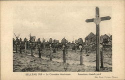 Belleau 1918 - Le Cimitiere American Postcard