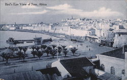 Bird's Eye View of Susa, Africa Postcard