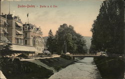 Baden-Baden - Partie a. d. Dos Baden - Baden, Germany Postcard Postcard