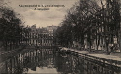Keizersgracht b. d. Leidschestraat Amsterdam, Netherlands Benelux Countries Postcard Postcard