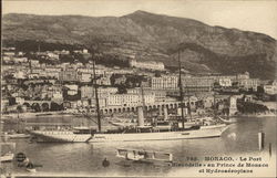 Monaco. - Le povt "Hirondelle" au Prince de Monaco et Hydroaeroplane Monaco. - Le povt "Hirondelle" au Prince de Monaco et Hydroaeroplane