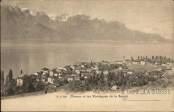 Clarens et les Montagnes de la Savoie Postcard