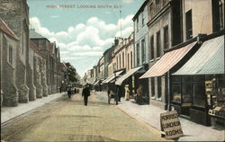 High Street Looking South Ely, England Cambridgeshire Postcard Postcard