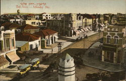 Allenby Street Tel-Aviv, Israel Middle East Postcard Postcard