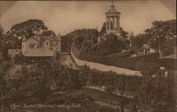 Burns Monument Looking North Ayr, Scotland Postcard Postcard