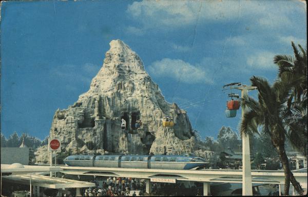 Matterhorn Mountain and Monorail Disney