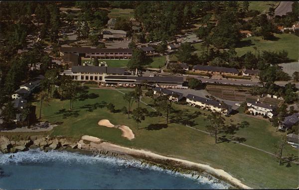 Aerial View of Pebble Beach Lodge California
