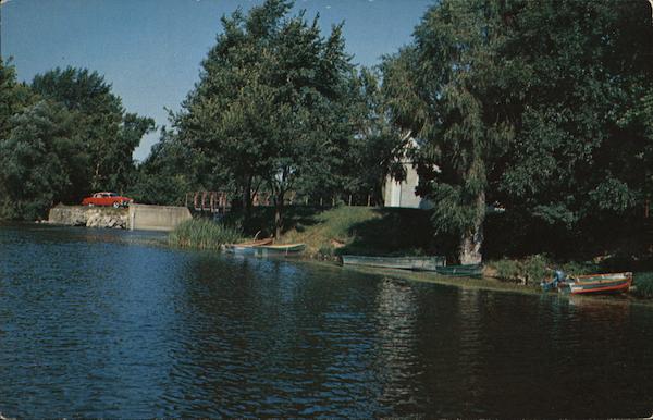 Elkhart River Dam Goshen Indiana