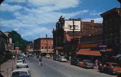 Catskill Mountain Vactionlands - Main Street Saugerties, NY Postcard Postcard Postcard