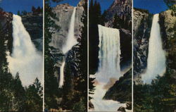Nevada, Yosemite, Vernal and Bridal Veil Falls Nevada, Yosemite, Vernal and Bridal Veil Falls