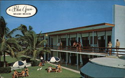 Blue Grass Miami Beach, FL Postcard Postcard Postcard